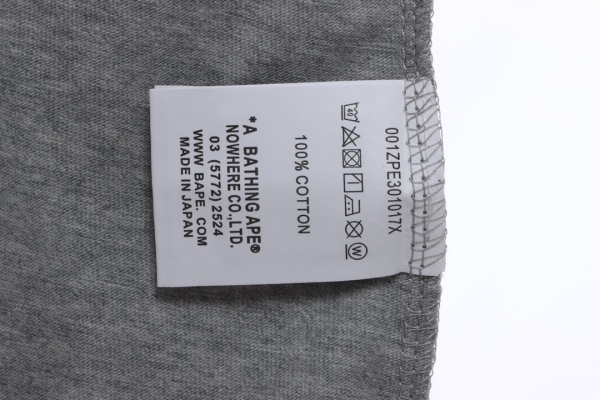BAPE ape head mountain peak printing short sleeves
