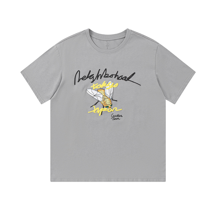 Travis Scott Joint carousel cartoon printing short sleeves