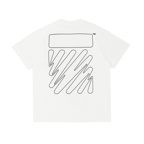 Ow wavy line short sleeves