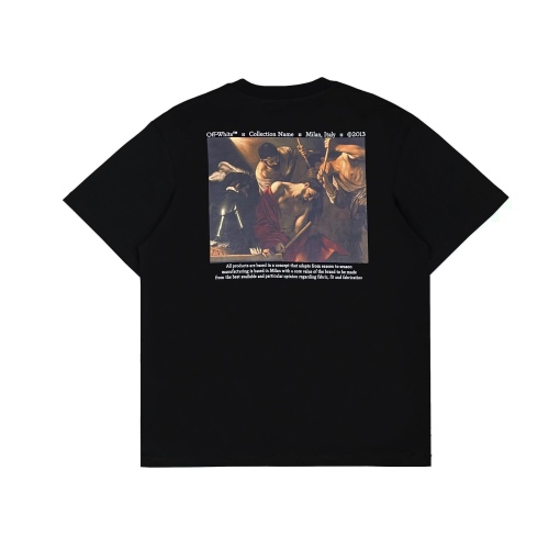 Ow Caravaggio Oil painting religious short sleeves