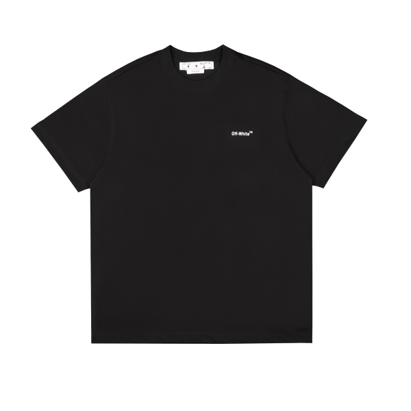 Ow wavy line short sleeves