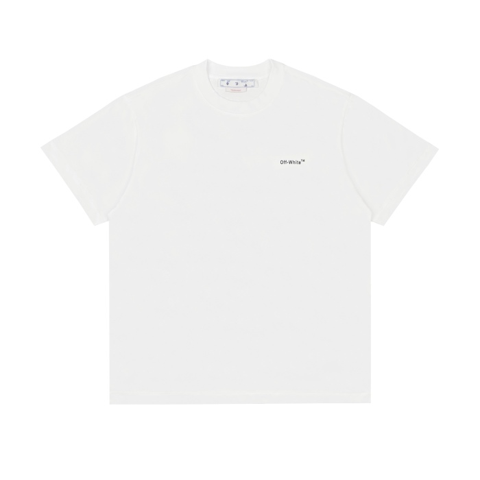 Ow wavy line short sleeves