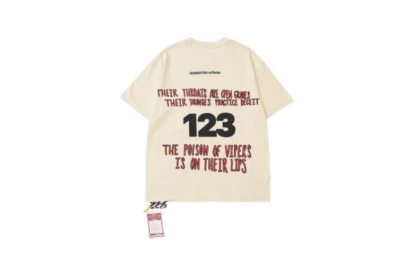 RRR-123 Alchemy Python foam printed short-sleeved T-shirt