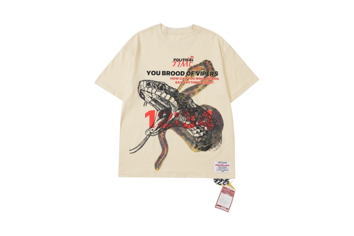 RRR-123 Alchemy Python foam printed short-sleeved T-shirt