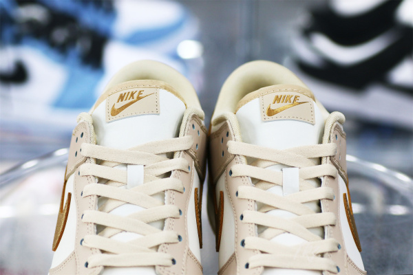 Nike Dunk Low Phantom Metallic Gold (Women's)（A1）