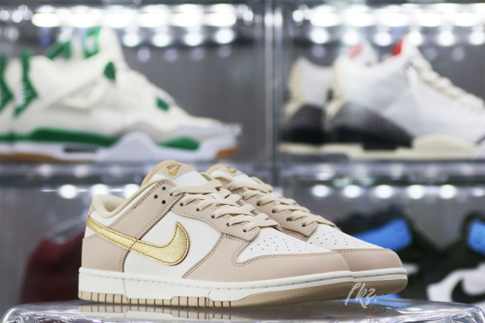 Nike Dunk Low Phantom Metallic Gold (Women's)（A1）