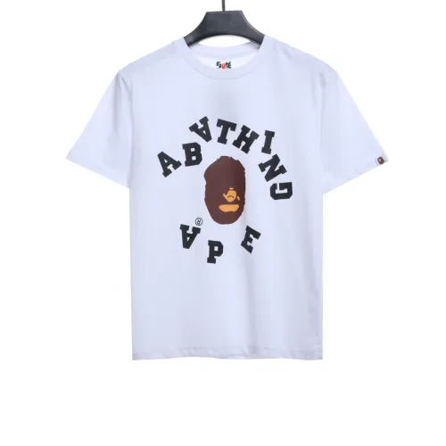 BAPE reverse ape initials printing short sleeves