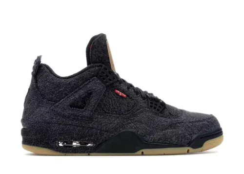 Air Jordan 4 Retro Levi's Black (Levi's Tag)