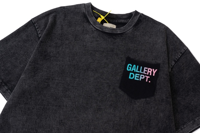 GALLERY DEPT Old LOGO colorful print short-sleeved T-shirt