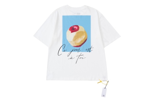 D3SCENDANT × RH apple fruit print short-sleeved T-shirt