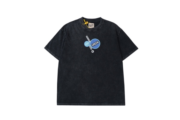 GALLERY DEPT. Alphabet portrait print short-sleeved T-shirt black