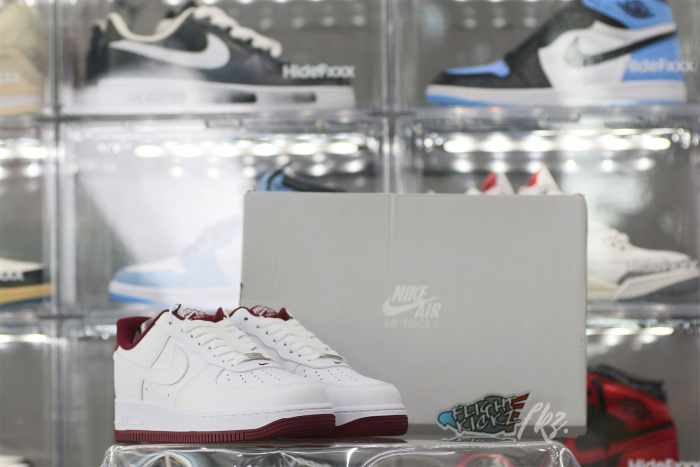 Nike Air Force 1 Low '07 White Dark Beetroot