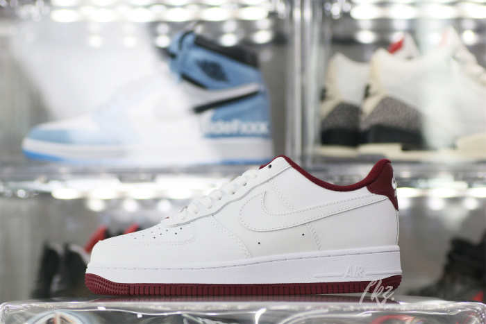 Nike Air Force 1 Low '07 White Dark Beetroot
