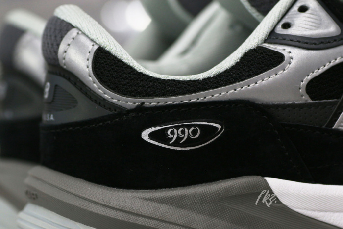 New Balance 990v6 MiUSA Black Grey White