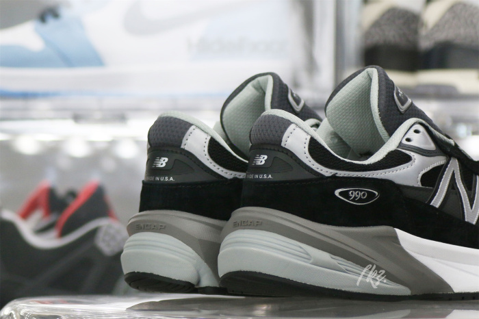 New Balance 990v6 MiUSA Black Grey White