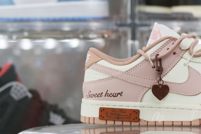 Nike Dunk Low Sweet Heart Custom Shoes
