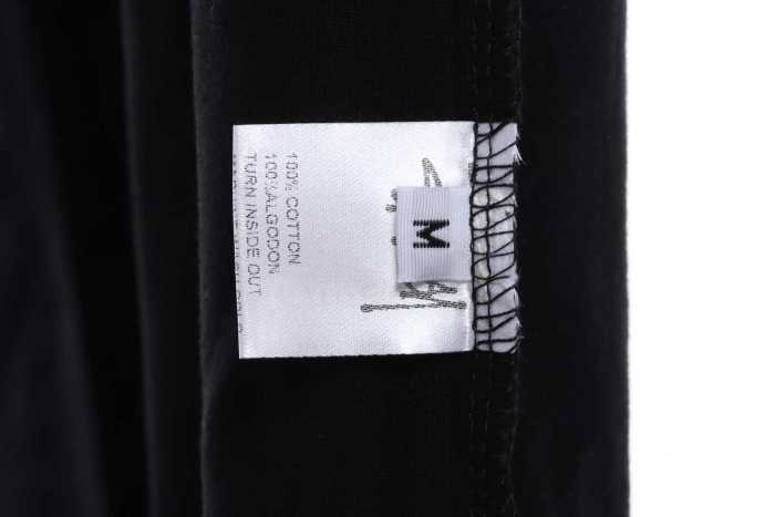 Stucey Splash Black 8 Letter Print Short Sleeve T-Shirt