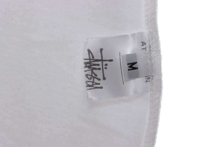 Stucey Splash Black 8 Letter Print Short Sleeve T-Shirt