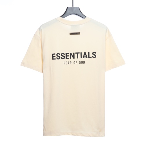 Essentials back silicone letter short sleeve