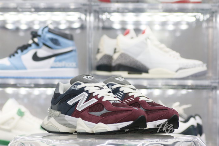 New Balance 9060 Wine Red Navy Grey