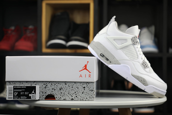 Air Jordan 4 Retro GS White Oreo (GS)（A1）
