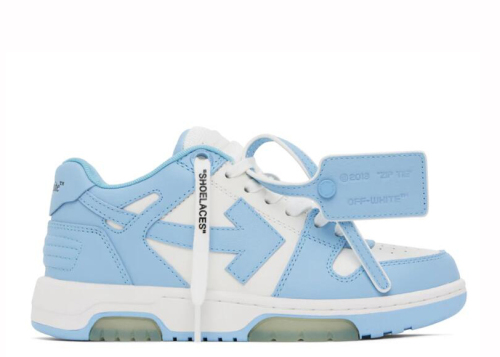 OFF-WHITE Blue & White Out Of Office Sneakers