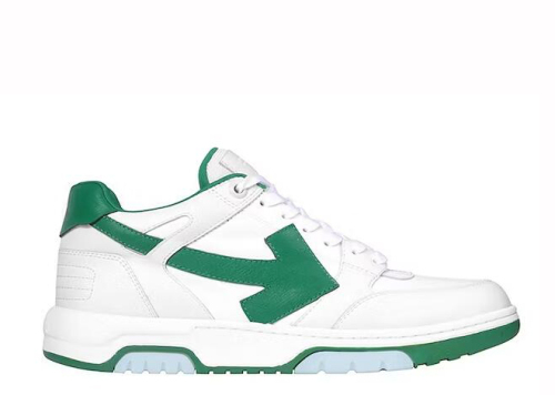Off-White White Green Out Of Office  OOO  Low