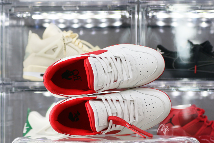 Off-White White Red Out Of Office Sneaker