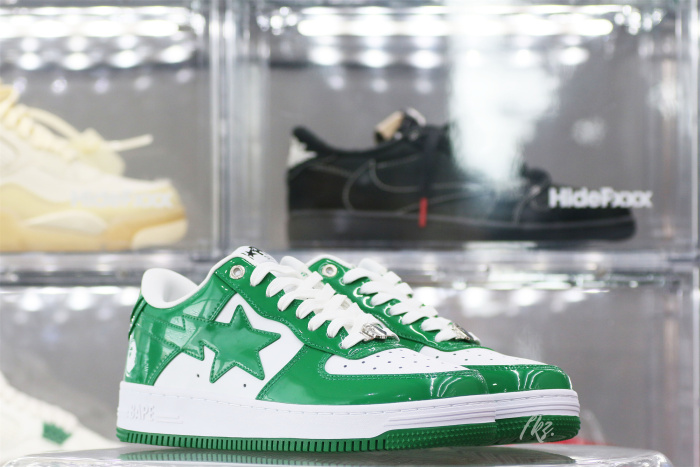 A Bathing Ape Bape Sta Low Green