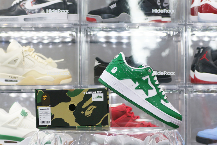 A Bathing Ape Bape Sta Low Green