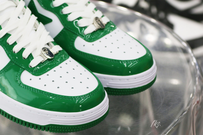 A Bathing Ape Bape Sta Low Green