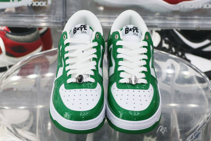 A Bathing Ape Bape Sta Low Green