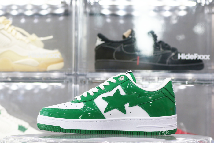 A Bathing Ape Bape Sta Low Green