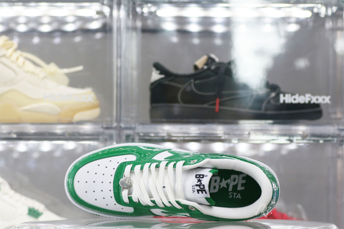 A Bathing Ape Bape Sta Low Green
