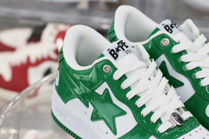 A Bathing Ape Bape Sta Low Green