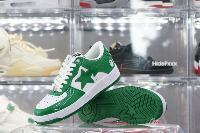 A Bathing Ape Bape Sta Low Green
