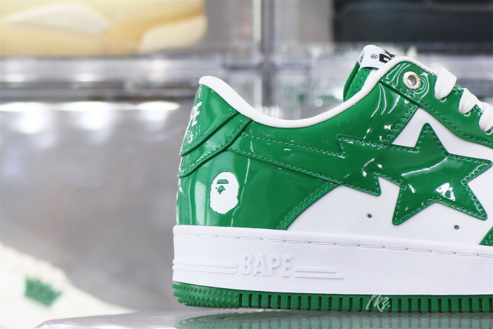 A Bathing Ape Bape Sta Low Green