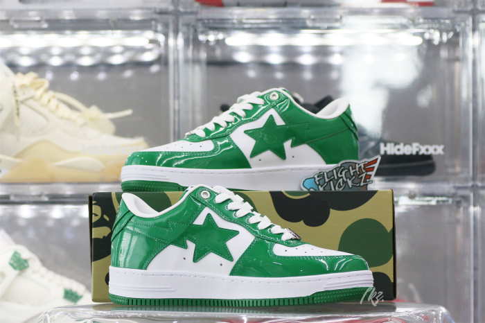 A Bathing Ape Bape Sta Low Green
