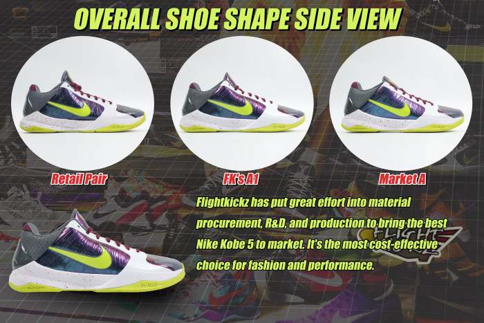 Nike Kobe 5 Protro “Chaos” (Up to Size 14）(A1 Batch)