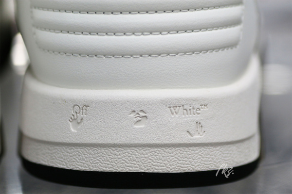 OFF-WHITE White & Black 'Out Of Office' Sneakers
