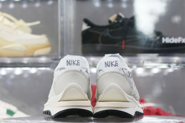 Sacai X Nike Vaporwaffle Grey White