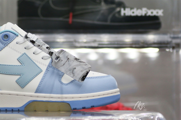 OFF-WHITE Blue & White Out Of Office Sneakers