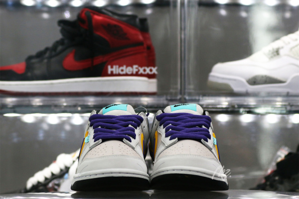 Nike SB Dunk Low &  Athena Sail Pink Purple Gold