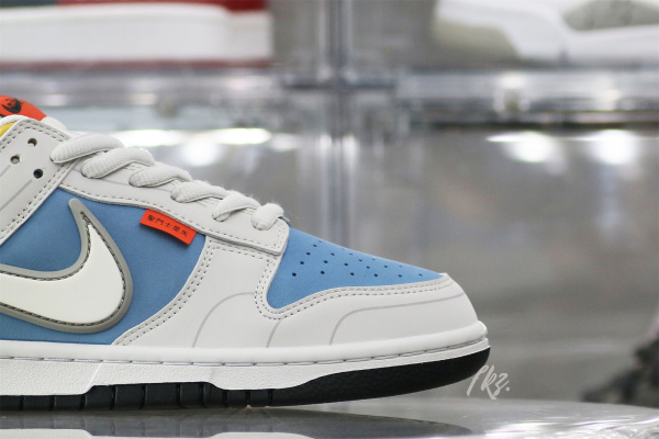 Nike SB Dunk Low & Athena Sail Blun White Grey