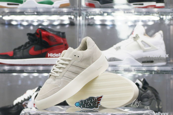 Fear of God x adidas Rivalry Low 86 Light Bone