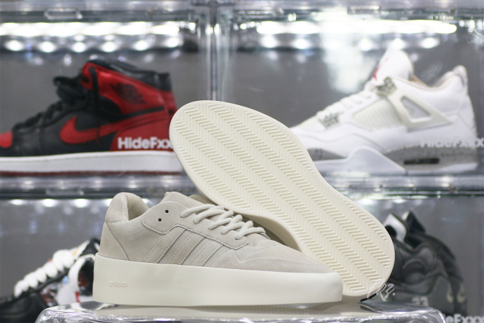 Fear of God x adidas Rivalry Low 86 Light Bone