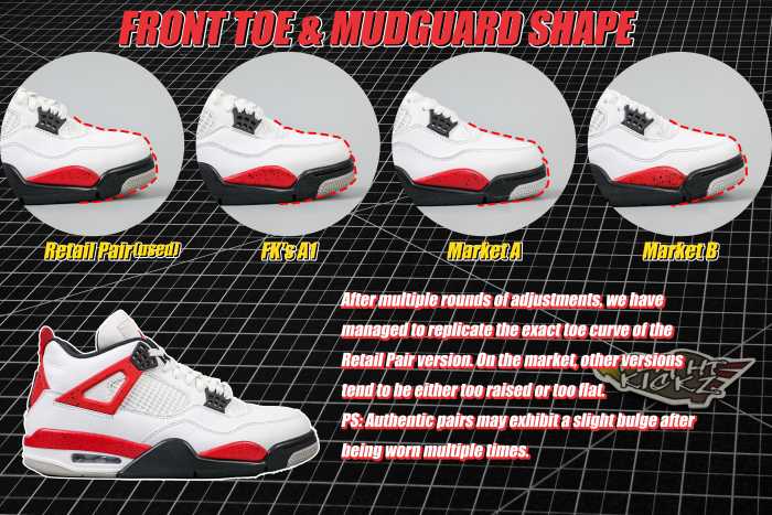 Air Jordan 4  Red Cement  2023（A1）