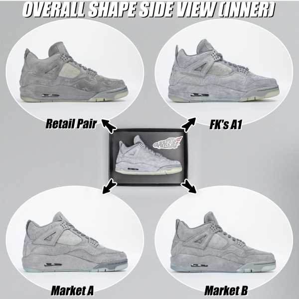 Kaws X Air Jordan 4 Retro Grey  2017 ( A1)