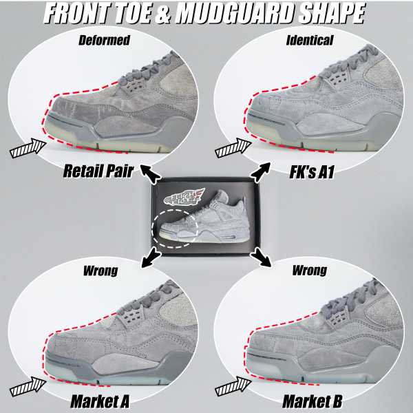 Kaws X Air Jordan 4 Retro Grey  2017 ( A1)