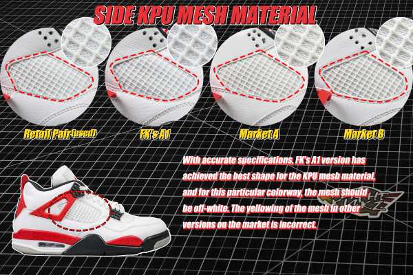 Air Jordan 4  Red Cement  2023（A1）